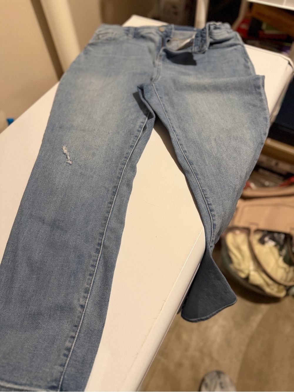 Chico's Light Denim Slim Crop Girlfriend Jeans